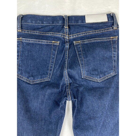 Re/Done Jeans Womens Size 25 Originals Denim Straight Skinny Raw Hem USA - Picture 7 of 12